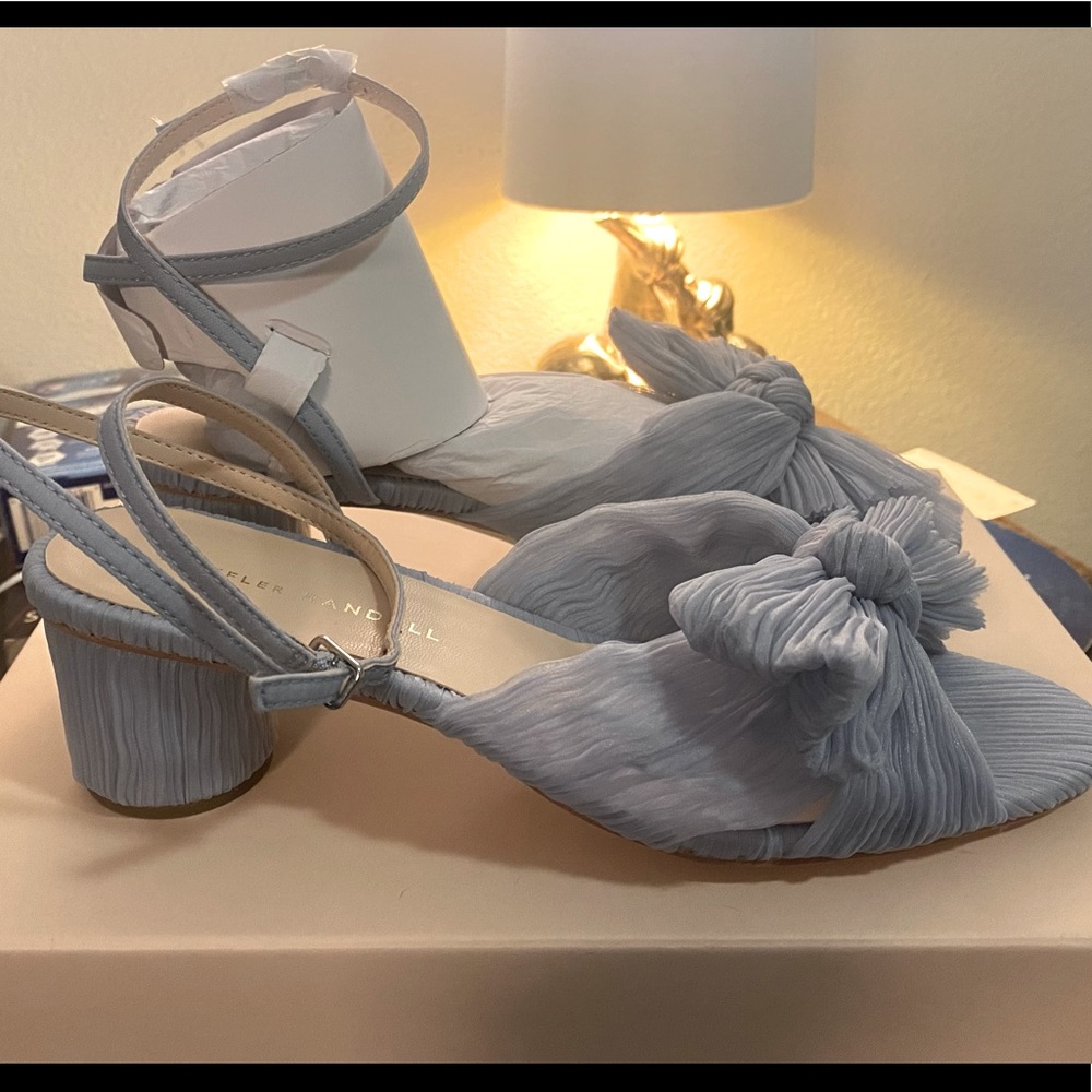 Brand New - Never Worn! Loeffler Randall Dahlia Blue Heels